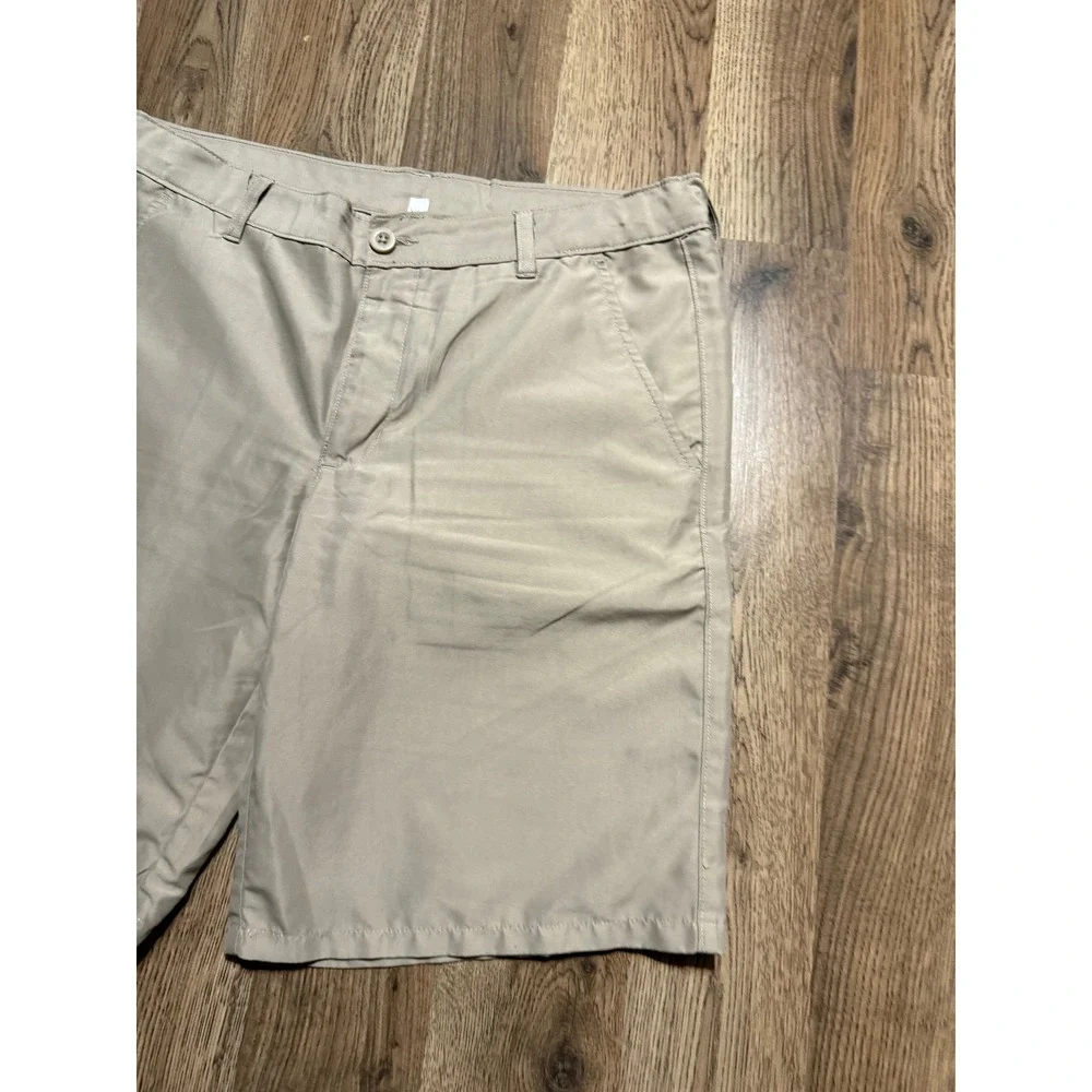 Nautica School Uniform Shorts Youth Boys Size 16 Khaki Flat Front Casual